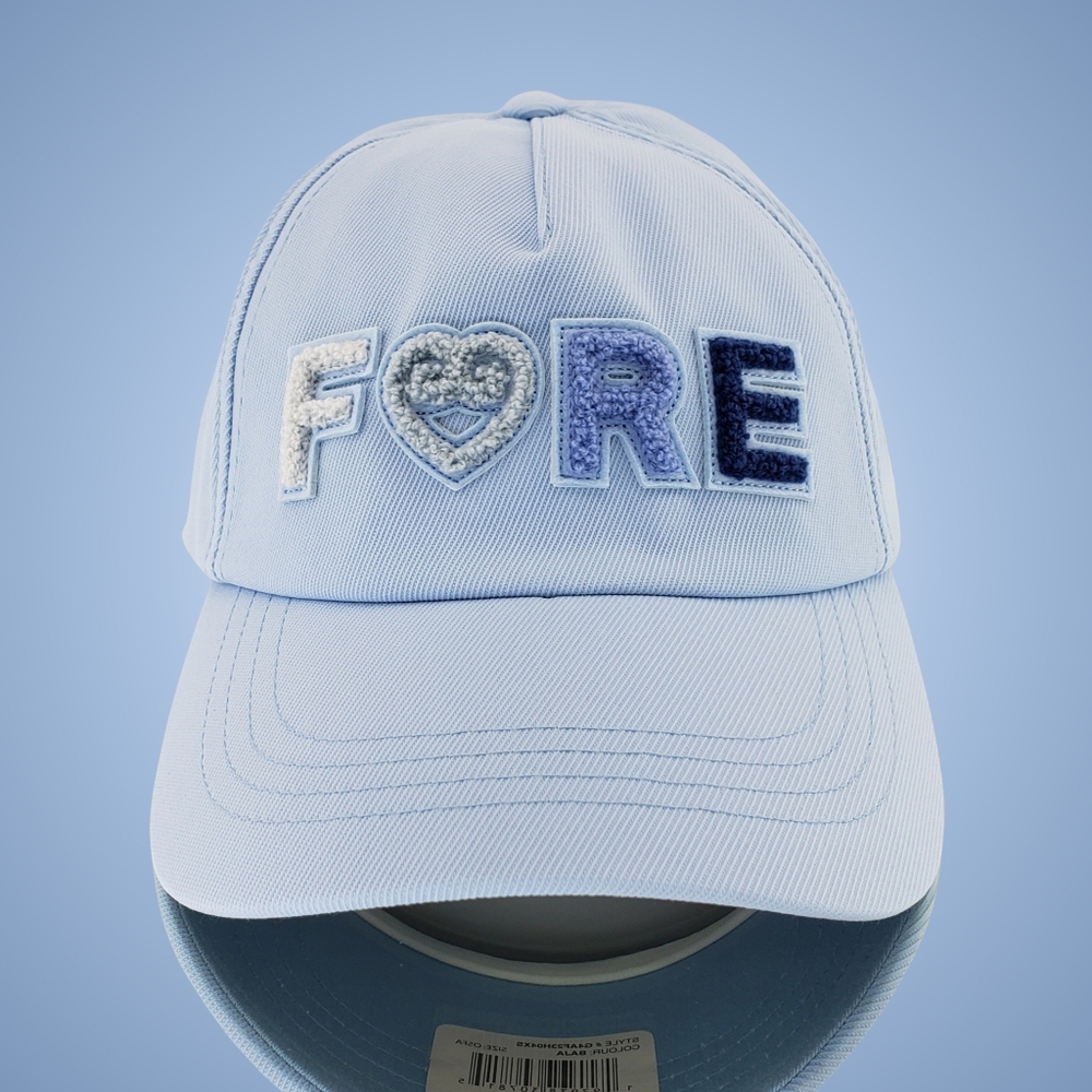 G/FORE Hat Cap Snapback Baja Blue Golf Hat Heart Logo Outdoor Minimalist Gift